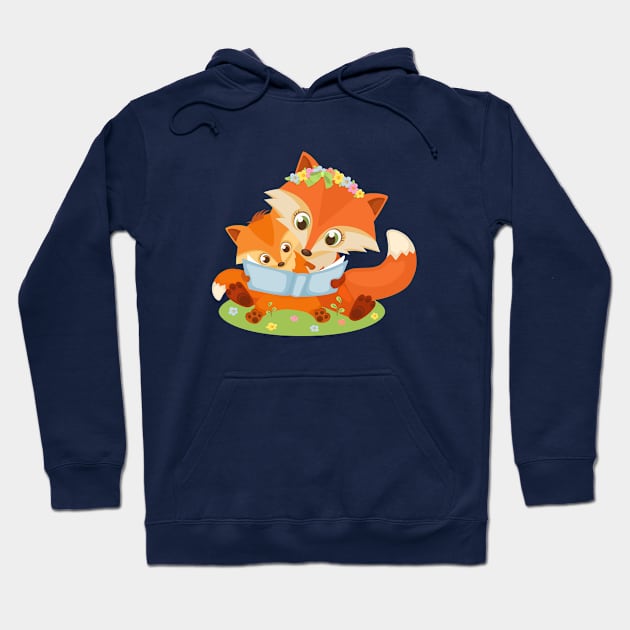 Fox Hoodie by juliavector